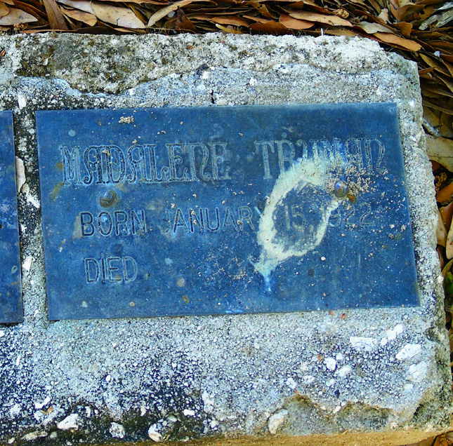 Headstone for Truman, Madeline